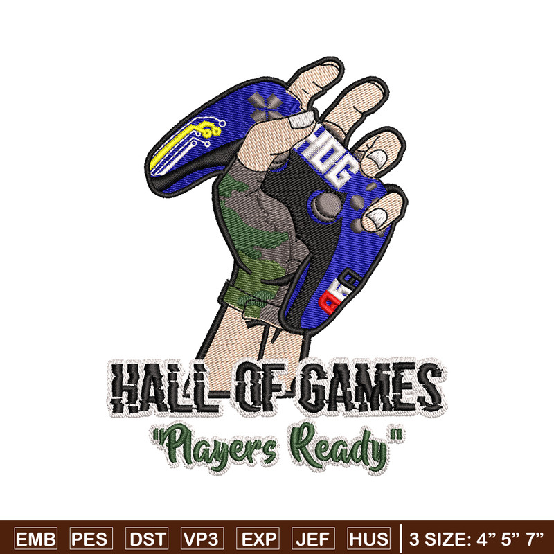 Hall of Games 868 logo embroidery design, Hall of Games 868 logo embroidery, logo design, logo shirt, Instant download.jpg