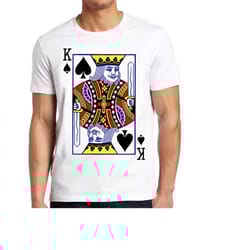 king coronation british england poker lucky playing card casino cool gift mens womens unisex design style top tee t shir
