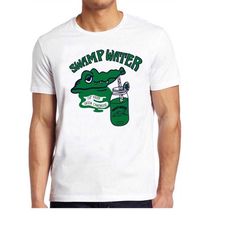 swamp water t shirt music punk rock cartoon alligator worn cool gift tee 327