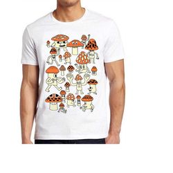 mushrooms meme funny cult gamer cool gift women men unisex tee t shirt 766