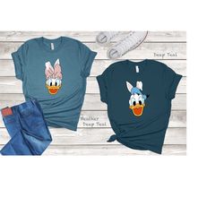 Easter Couple Shirts, Easter Daisy Duck Shirt, Easter Donald Duck Shirt, Easter Disney Shirt, Easter Gift, Disney Easter