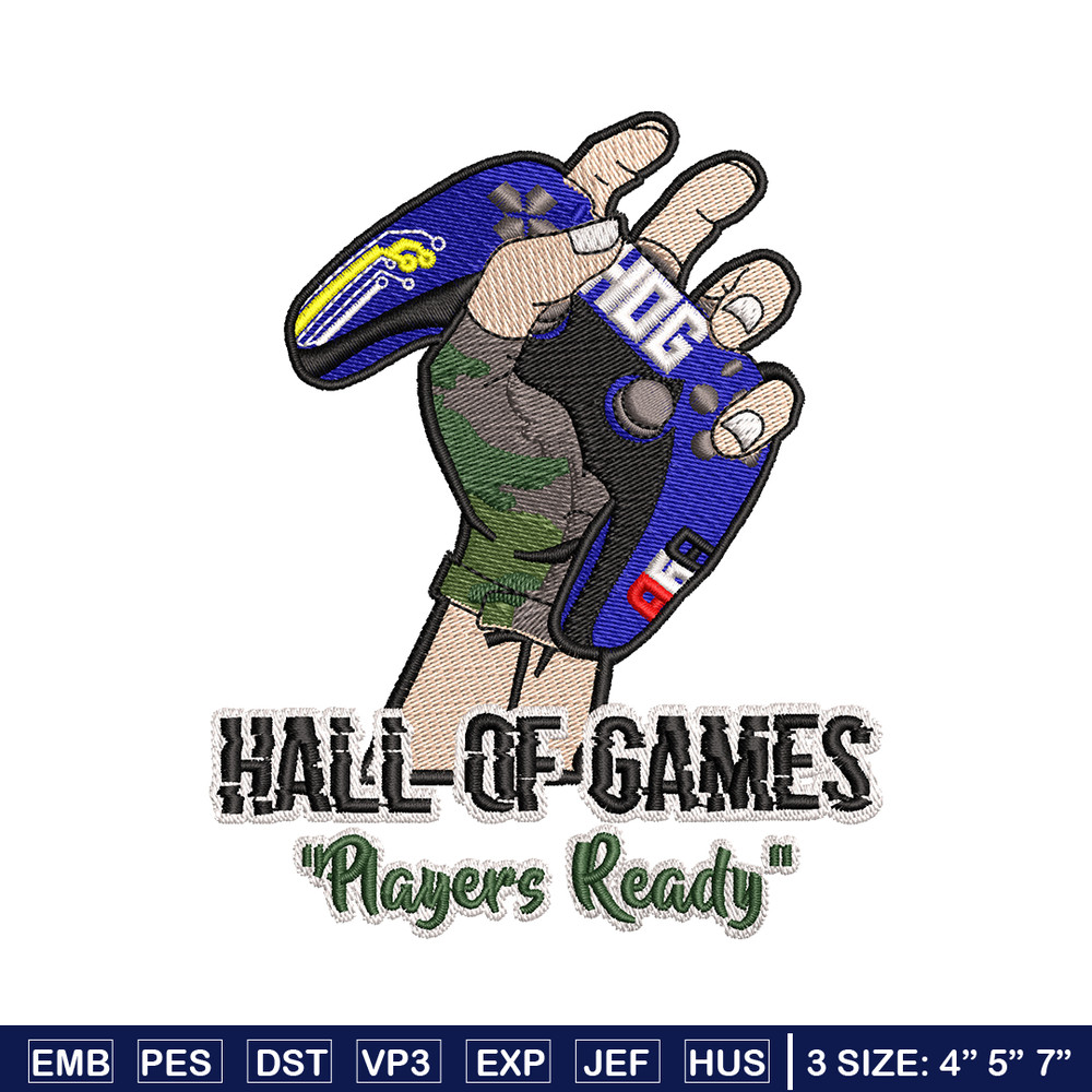 Hall of Games 868 logo embroidery design, Hall of Games 868 logo embroidery, logo design, logo shirt, Instant download.jpg