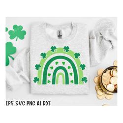 st patricks rainbow svg, st patricks day svg, lucky svg, shamrock rainbow svg, clover st patricks day shirt, svg dxf png