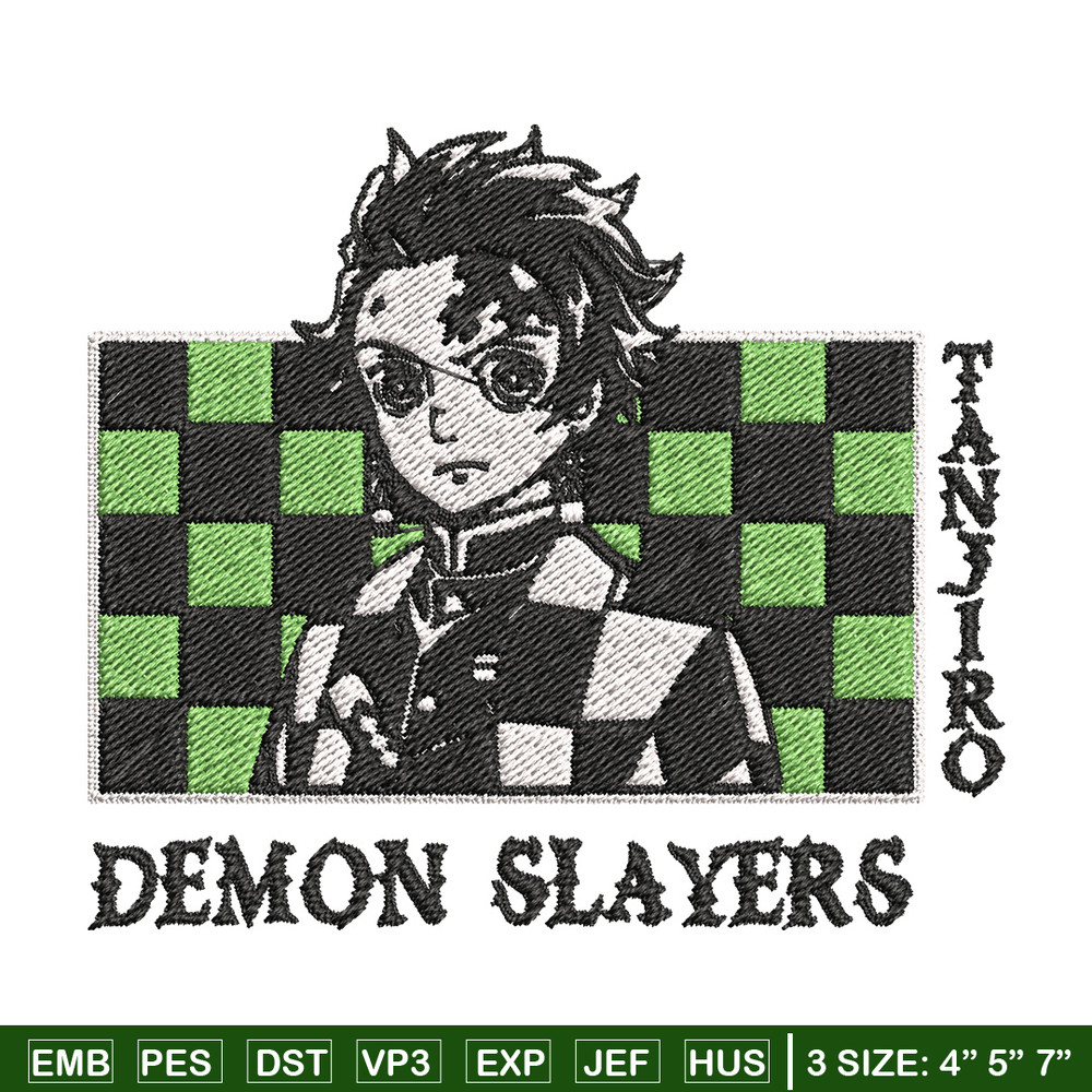 Tanjiro man embroidery design, Tanjiro embroidery, Embroidery shirt, Embroidery file, Anime design, Digital download.jpg