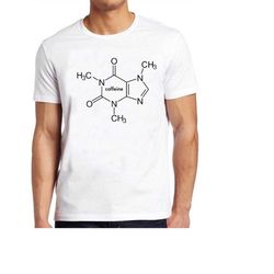 caffeine t shirt funny coffee molecule atomic geek science  gift tee 104