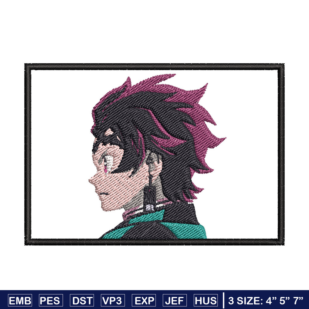 Tanjiro head embroidery design, Tanjiro embroidery, Anime design, Embroidery shirt, Embroidery file,Digital download.jpg