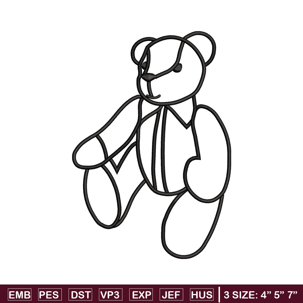 Teddy bear embroidery design, Teddy embroidery, Emb design, Embroidery shirt, Embroidery file, Digital download.jpg