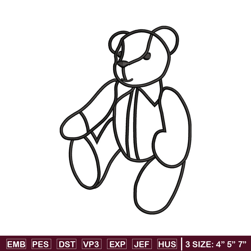 Teddy bear embroidery design, Teddy embroidery, Emb design, Embroidery shirt, Embroidery file, Digital download.jpg
