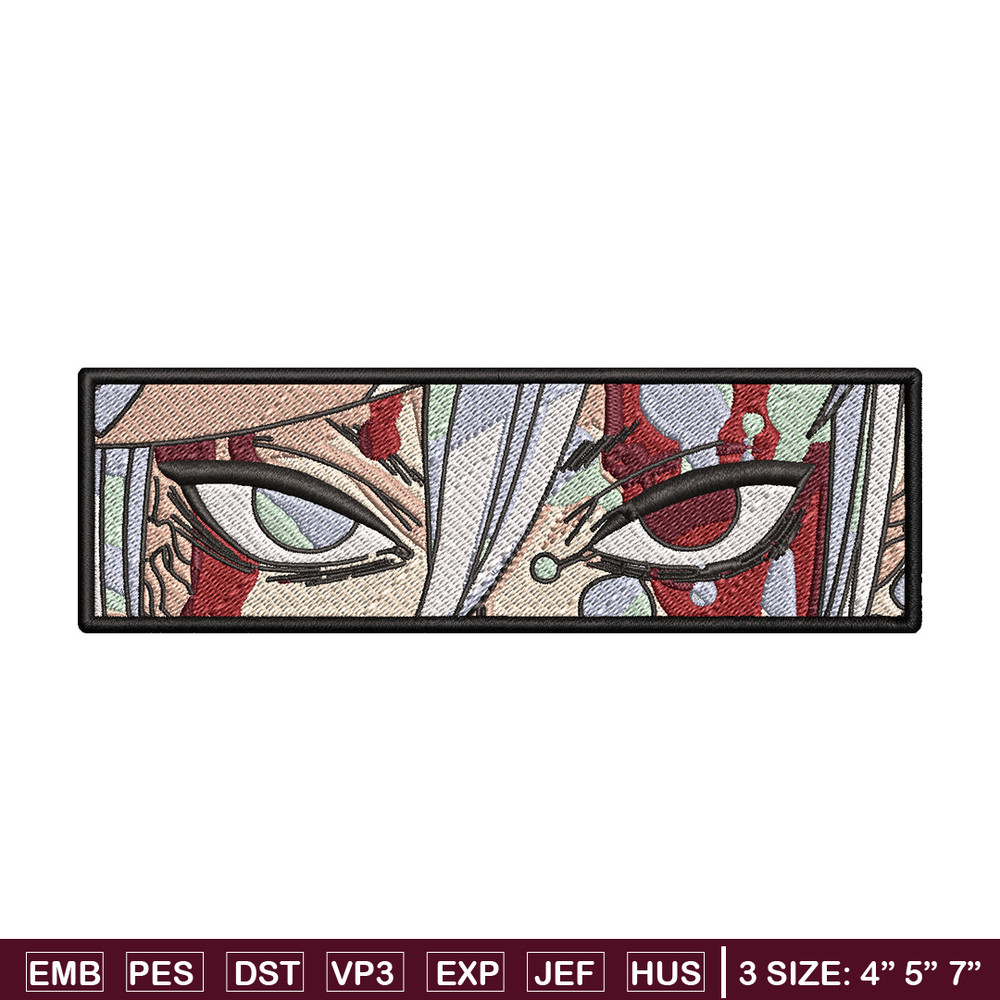 Tengen eyes embroidery design, Tengen embroidery, Embroidery shirt, Embroidery file, Anime design, Digital download.jpg