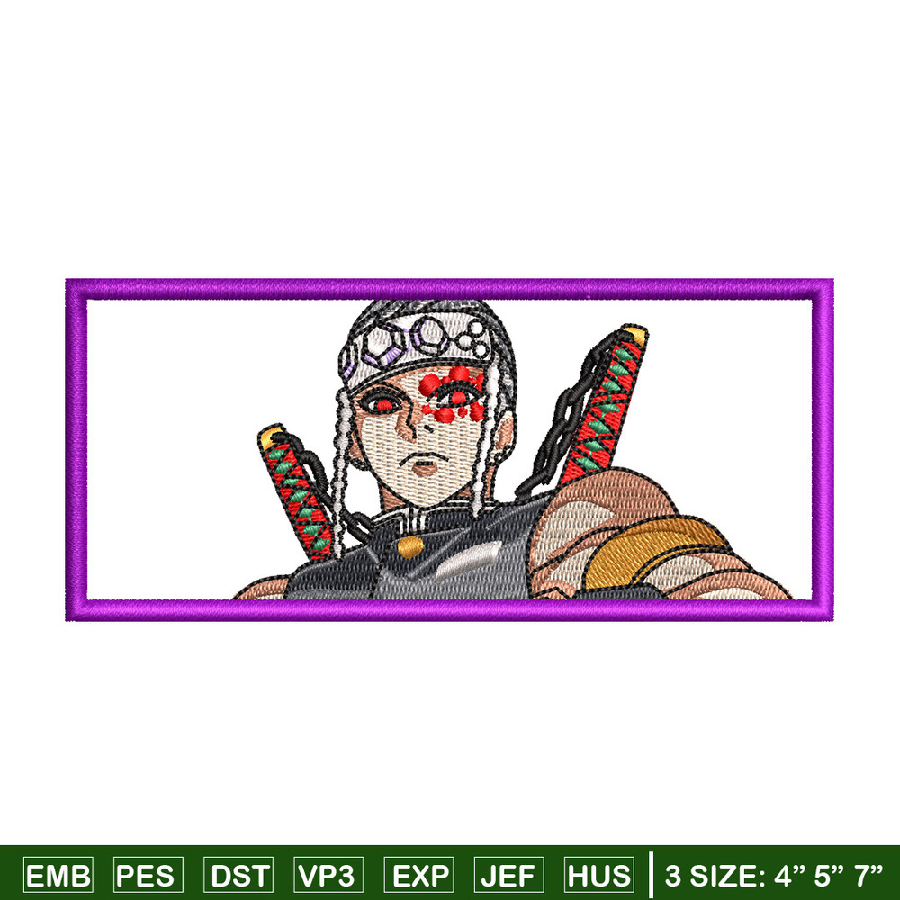 Tengen box embroidery design, Demon slayer embroidery, Anime design, Embroidery shirt, Embroidery file, Digital download.jpg