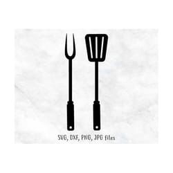 bbq grill utensils svg, cooking svg, grilling spatula & fork svg, bbq decal svg, men barbecue svg, grill decor svg| incl