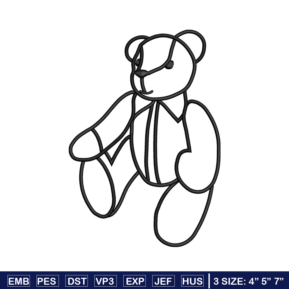 Teddy bear embroidery design, Teddy embroidery, Emb design, Embroidery shirt, Embroidery file, Digital download.jpg