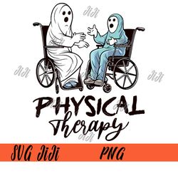 pt physical therapist halloween png, cute ghost physical therapy png