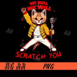 rock and roll cat png- classic rock & roll png