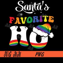 Santas Favorite Ho Gay Christmas PNG, Lesbian Xmas PNG