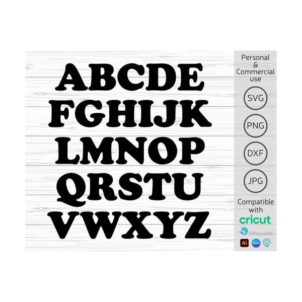 Alphabet svg, ABC svg, Kids Alphabet svg, Alphabet png | Inspire Uplift
