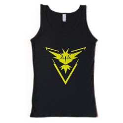 pokemon go team instinct men&8217s tank top