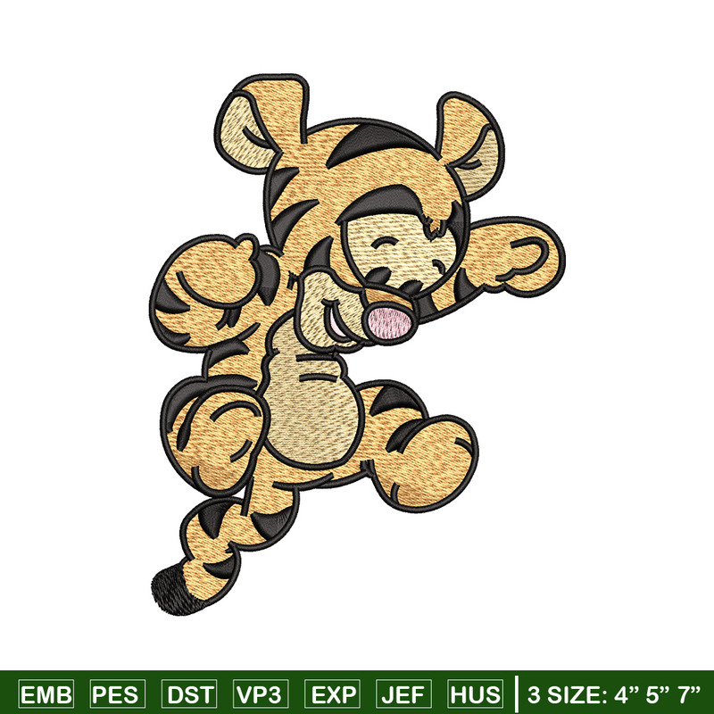 Tigger embroidery design, Pooh disney embroidery, Embroidery file, Embroidery shirt, Emb design, Digital download.jpg