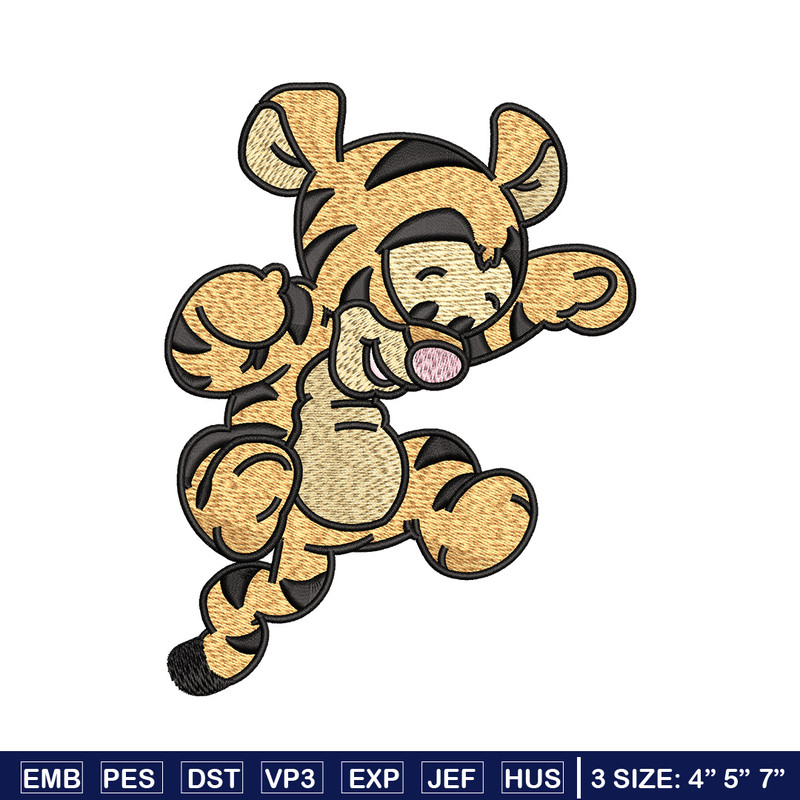 Tigger chibi embroidery design, Pooh disney embroidery, Embroidery file, Embroidery shirt, Emb design, Digital download.jpg