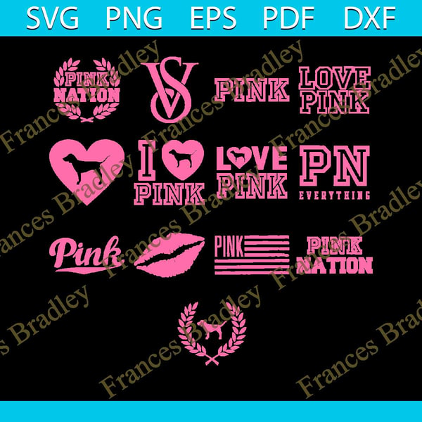 Pink String Svg Pink svg victoria secret, pink svg for cricut, pink svg file | Inspire ...