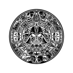 aztec calender svg, aztec calender vector, darth vader svg, darth vader vector, star wars svg, star wars vector, aztec c