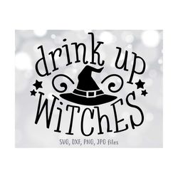 drink up witches svg, women halloween svg, witch svg, halloween party svg, adult halloween shirt svg, funny halloween qu