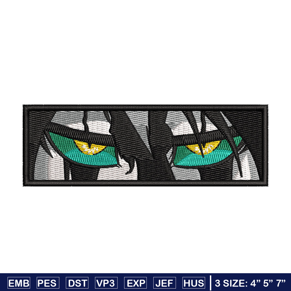 Ulquiorra Eyes embroidery design, Bleach embroidery, Anime design, Embroidery file, Embroidery shirt, Digital download.jpg