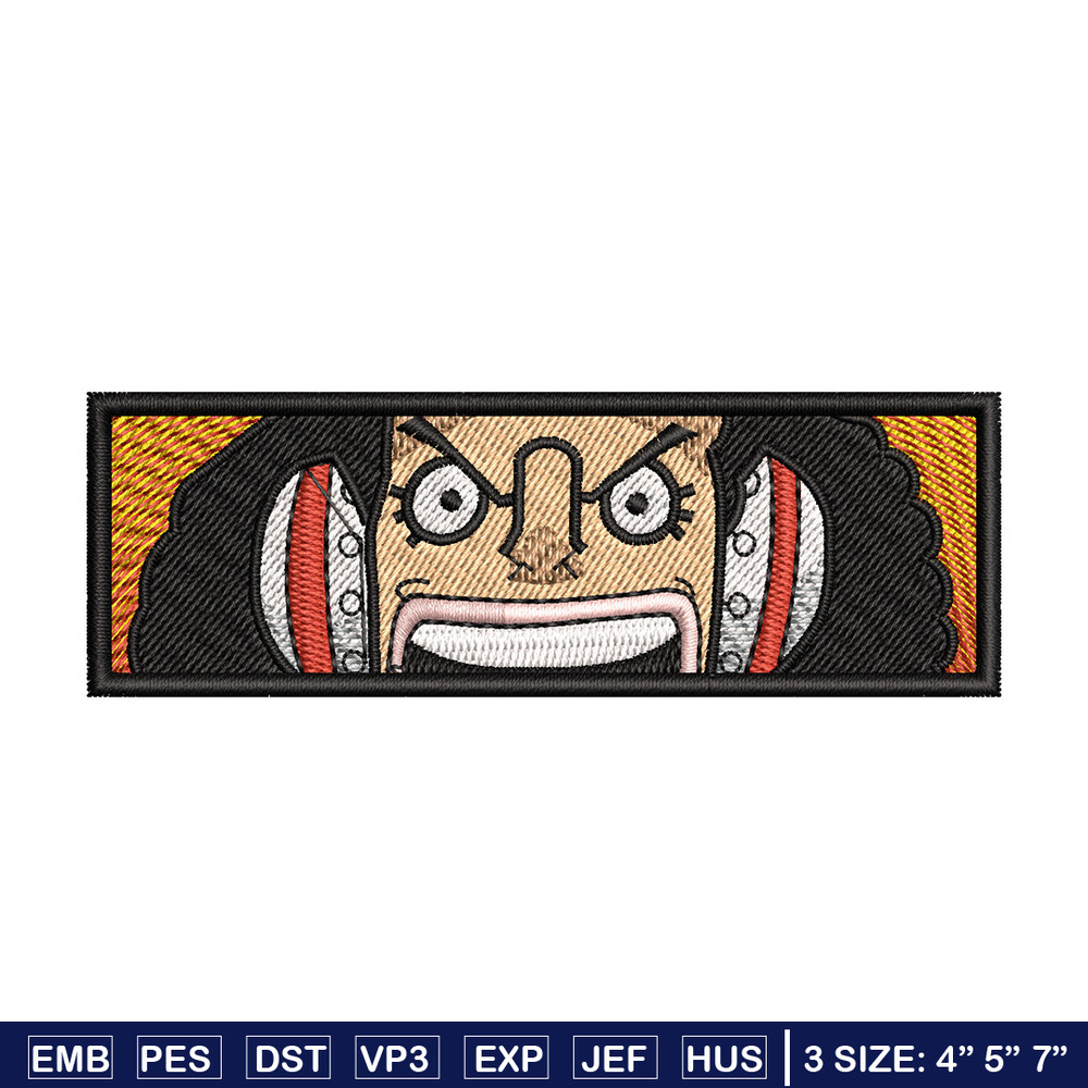 Usopp eyes embroidery design, One piece embroidery, Anime design, Embroidery shirt, Embroidery file, Digital download.jpg