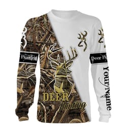beautiful deer hunting custom name 3d all over print shirts, face shield &8211 personalized hunting gifts &8211 fsd324