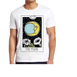 the moon lovers tarot card flowers t shirt funny art drawing gamer anime cult meme movie music gift tee 1100