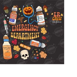 halloween er nurse png, halloween nurse png, er boo crew funny er ed nurse tech png, emergency room rn png, emergency de