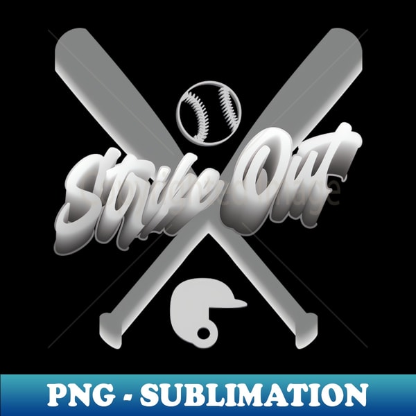 Strike Out - Seamless Sublimation PNG - High Quality Graphic | Inspire ...