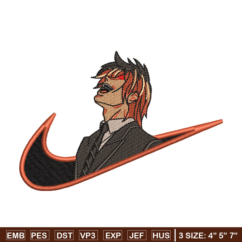 Yagami nike embroidery design, Death note embroidery, Nike design, Embroidery shirt, Embroidery file, Digital download.jpg