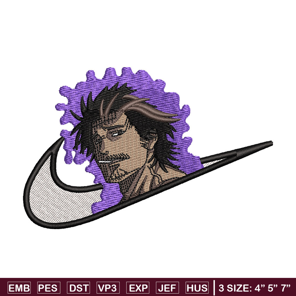 Yami x nike embroidery design, Black clover embroidery, Nike design, Embroidery shirt, Embroidery file, Digital download.jpg