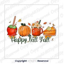 Happy Fall, Y'all, pumpkins cupcake,Pumpkin season,leaves, thankful, autumn,Hello Pumpkin Fall Y All Vibes coffee Love T
