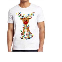 christmas reindeer xmas adorable party gift man woman tee t shirt 452