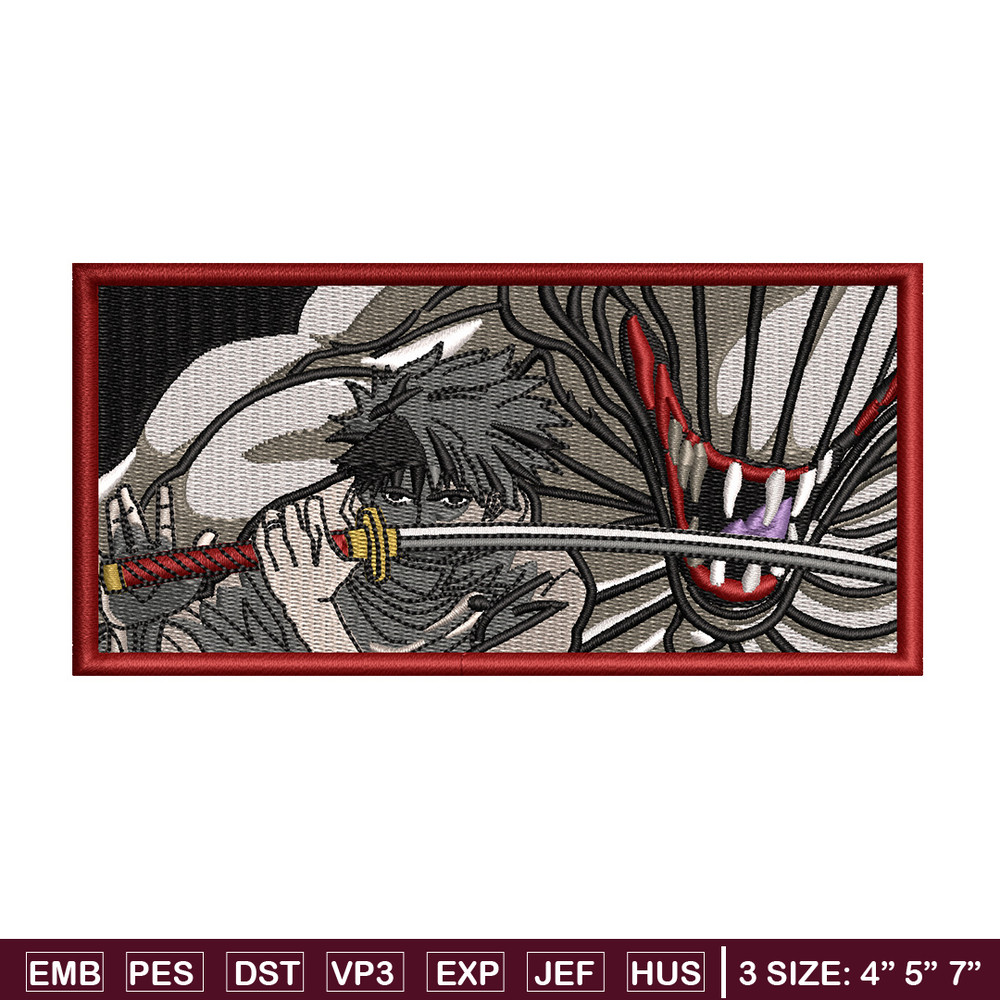 Yuta and rika embroidery design, Jujutsu embroidery, Anime design, Embroidery shirt, Embroidery file, Digital download.jpg