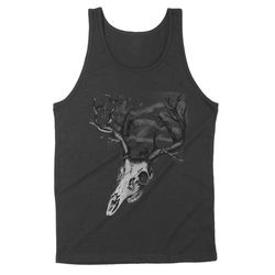beautiful deer hunting tattoo clothes for men, women nqs124- standard tank