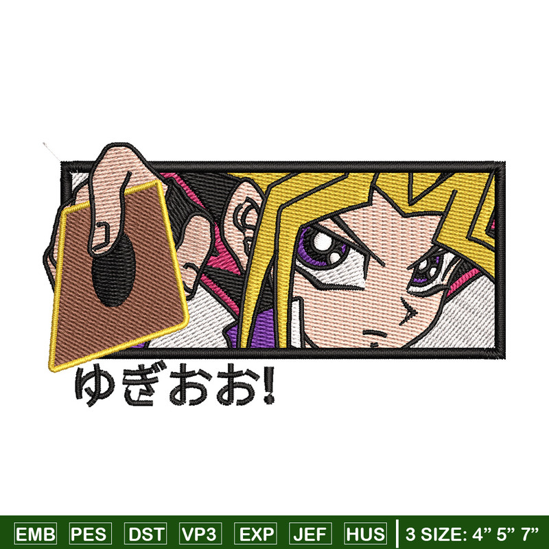 Yugioh embroidery design, Yugioh embroidery, Anime design, Embroidery shirt, Embroidery file, Digital download.jpg