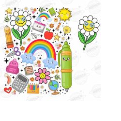 retro teacher png, trendy teacher clipart png, teacher sublimation, back to school png, teacher life png, teacher vibes,