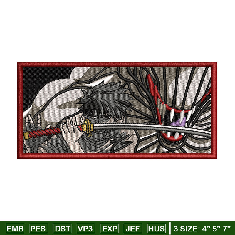 Yuta and rika embroidery design, Jujutsu embroidery, Anime design, Embroidery shirt, Embroidery file, Digital download.jpg