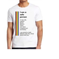 i am a safe person lgbtq lgbt pride meme cool cult movie gift tee t shirt 787