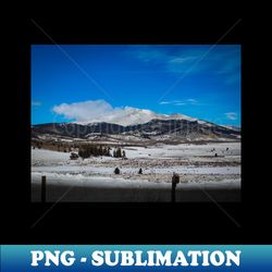 Fairplay Mountains - Sublimation PNG Digital Download - Breathtaking Colorado Landscape Photography