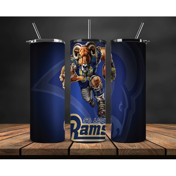Rams Tumbler Wrap ,Football Wraps ,Mascot Nfl Tumbler 28 - Inspire Uplift