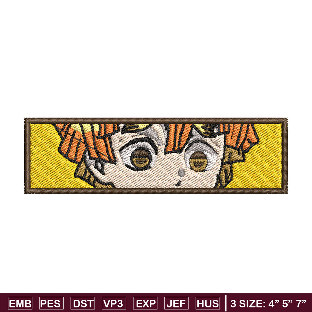 Zenitsu yellow embroidery design, Zenitsu embroidery, Anime design, Embroidery shirt, Embroidery file, Digital download.jpg