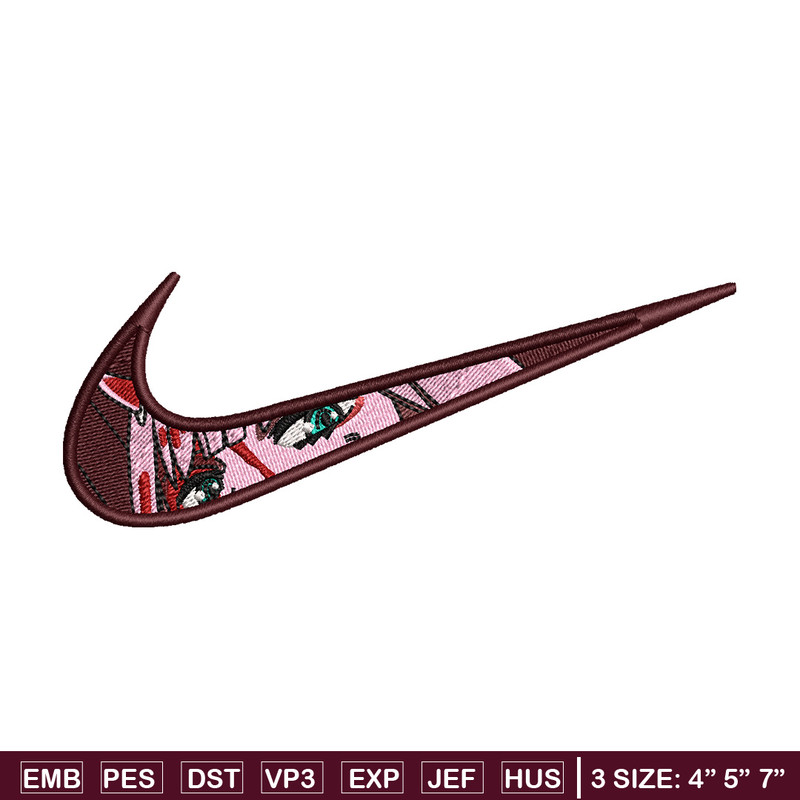 Zero two nike embroidery design, Zero two embroidery, Nike design, Embroidery shirt, Embroidery file, Digital download.jpg