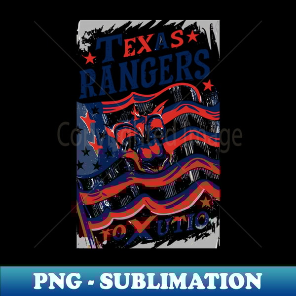 Texas Rangers Sublimation File - High-Quality Transparent PN | Inspire ...