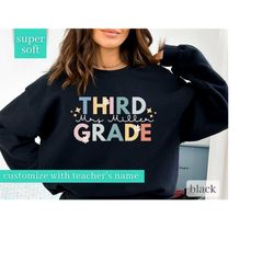 3rd grade teacher shirt, teacher gift, back to school, teacher appreciation gift, first day of school shirt, third grade