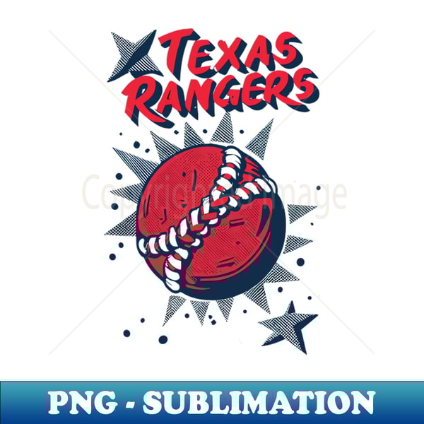 Texas Rangers Baseball Team - Premium Sublimation PNG Digita | Inspire ...