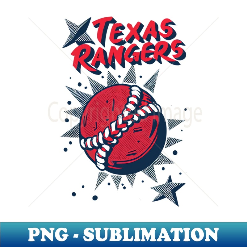 Texas Rangers Baseball Team - Premium Sublimation PNG Digita | Inspire ...
